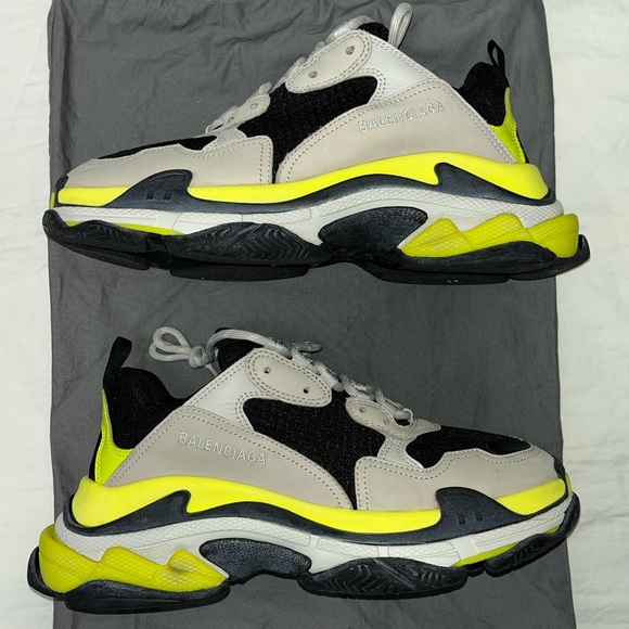 Balenciaga Triple S “Grey Yellow” - Picture 9 of 13